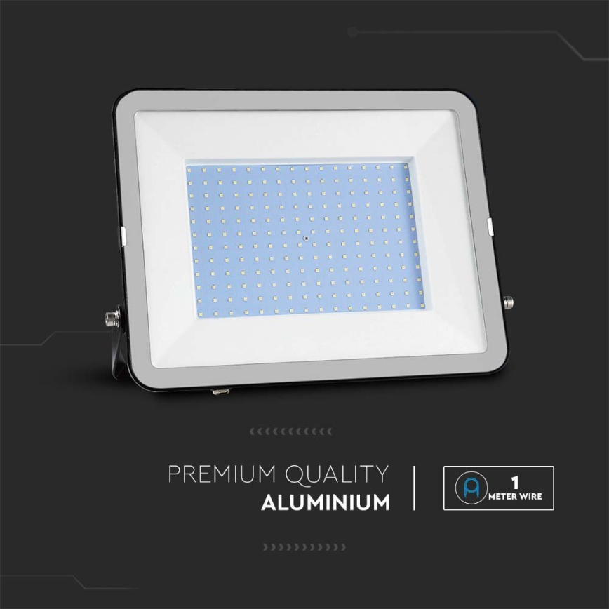 Вуличний світлодіодний прожектор SAMSUNG CHIP LED/200W/230V 4000K IP65 чорний