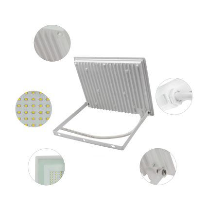 Вуличний світлодіодний прожектор NOCTIS LUX 3 LED/100W/230V 4000K IP65 білий