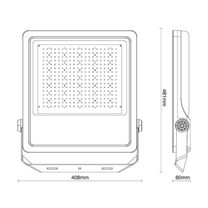 Вуличний світлодіодний прожектор PROFI PLUS LED/300W/230V 5000K IP66