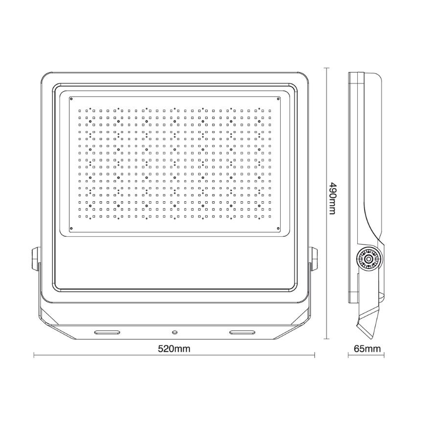 Вуличний світлодіодний прожектор PROFI PLUS LED/400W/230V 5000K IP66