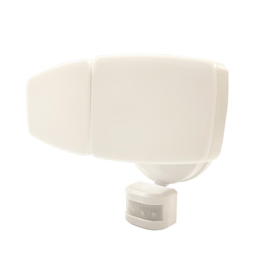 Вуличний світлодіодний прожектор з датчиком LED/24W/230V 3000/4000/6000K IP54 білий