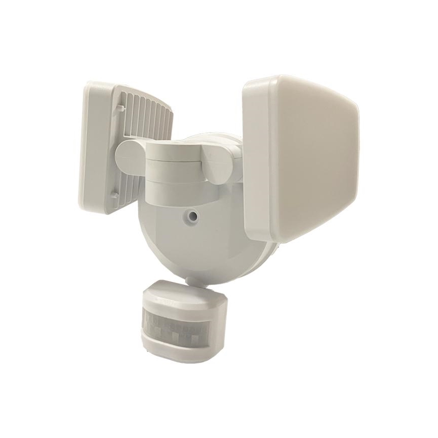 Вуличний світлодіодний прожектор з датчиком LED/24W/230V 3000/4000/6000K IP54 білий
