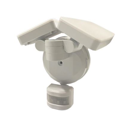 Вуличний світлодіодний прожектор з датчиком LED/24W/230V 3000/4000/6000K IP54 білий