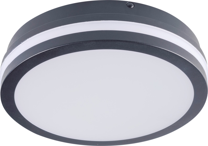 Вуличний світлодіодний стельовий світильник BENO LED/12/18W/230V 3000/3500/4000K IP65 антрацит круглий