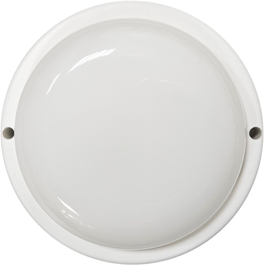 Вуличний світлодіодний стельовий світильник LED/15W/230V 4200K діаметр 15,5 см IP64 білий