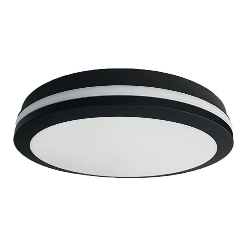 Вуличний світлодіодний стельовий світильник MARLON LED/18W/230V 4000K IP54 чорний