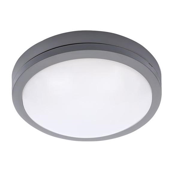 Вуличний світлодіодний стельовий світильник SIENA LED/20W/230V IP54 діаметр 23 см антрацит
