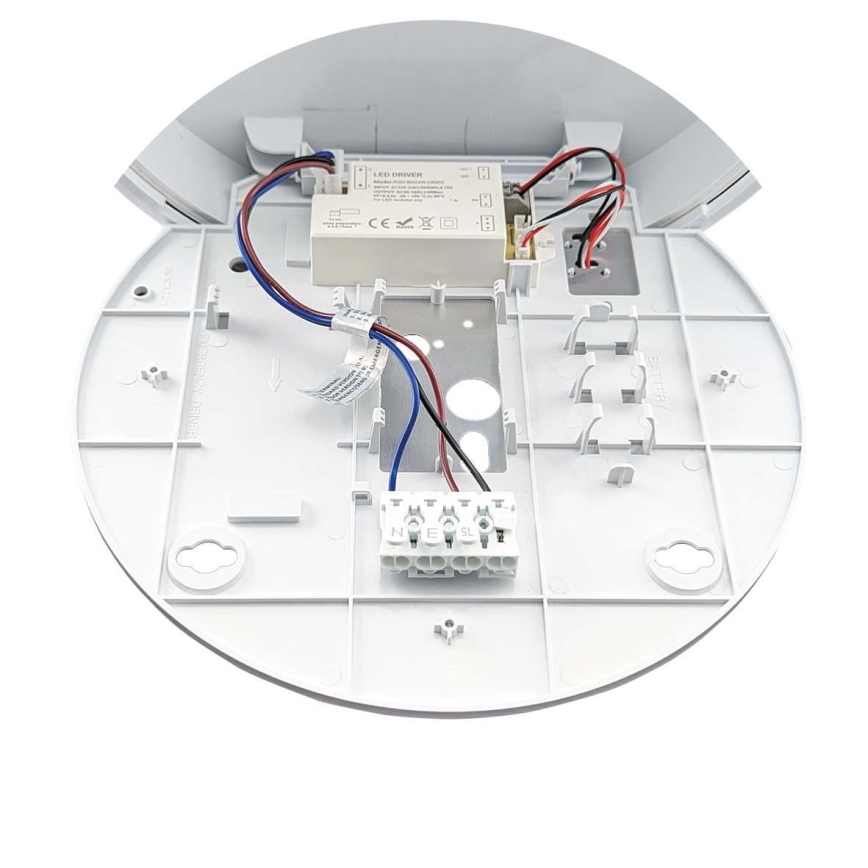 LED Вуличний стельовий світильник з регулюванням яскравості STROPY LED/12/15/18/22W/230V 3000/4000/6000K IP65 чорний