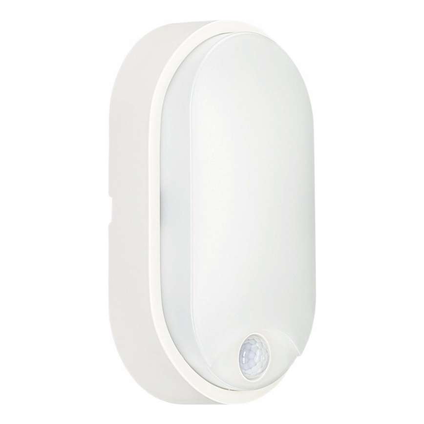 Вуличний світлодіодний стельовий світильник з датчиком LED/14W/230V IP54 білий
