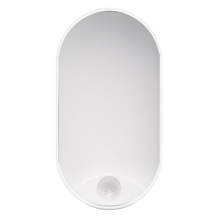Вуличний світлодіодний стельовий світильник з датчиком LED/14W/230V IP54 білий
