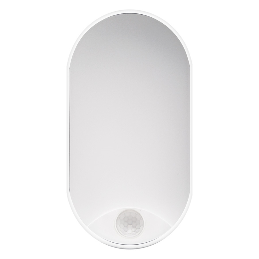 Вуличний світлодіодний стельовий світильник з датчиком LED/14W/230V IP54 білий
