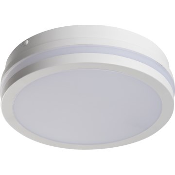 Вуличний світлодіодний стельовий світильник з датчиком руху BENO LED/12/18W/230V 3000/3500/4000K IP65 білий круглий