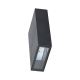 Вуличний світлодіодний настінний світильник LED/4W/230V 3000K IP65 чорний
