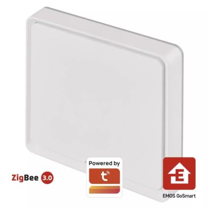 Выключатель 1-кнопочный GoSmart 1xCR2430 Tuya белый