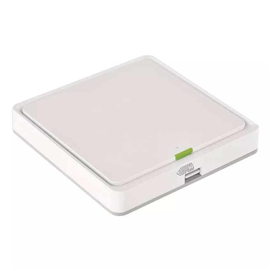 Выключатель 1-кнопочный GoSmart 1xCR2430 Tuya белый