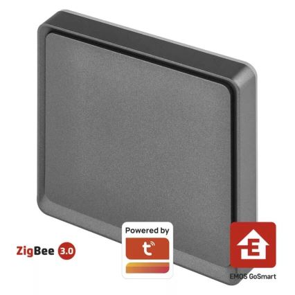Выключатель 1-кнопочный GoSmart Tuya черный