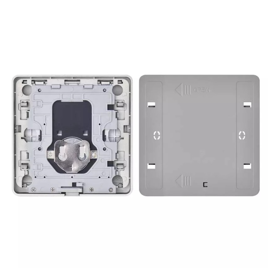 Выключатель 2-кнопочный GoSmart 1xCR2430 Tuya черный