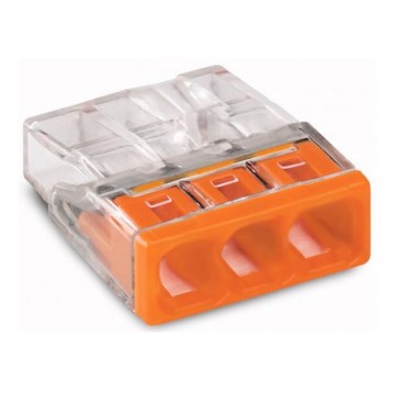 WAGO 2273-203 - Клемма соединительная COMPACT 3x2,5 450V оранжевый