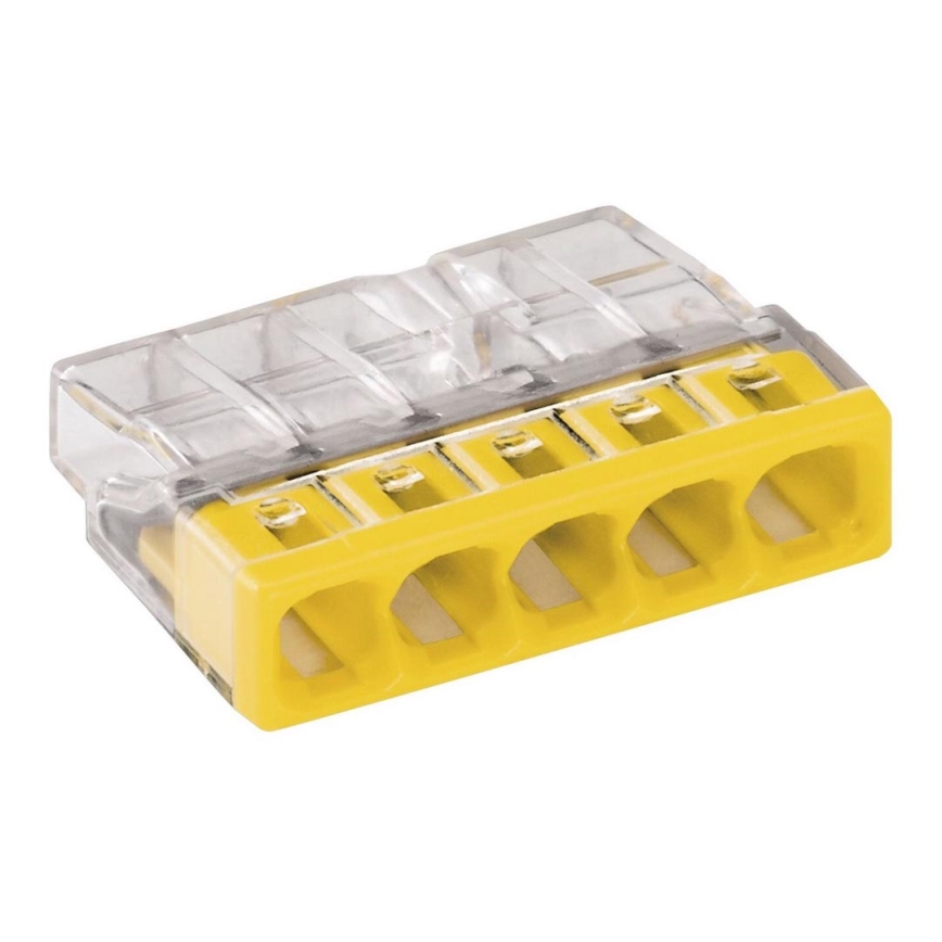WAGO 2273-205 - Клема сполучна COMPACT 5x2,5 450V жовта