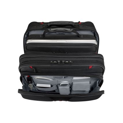 Wenger - Дорожня валіза на коліщатках 25 l 17" + сумка для ноутбука 15,6" Patriot чорний