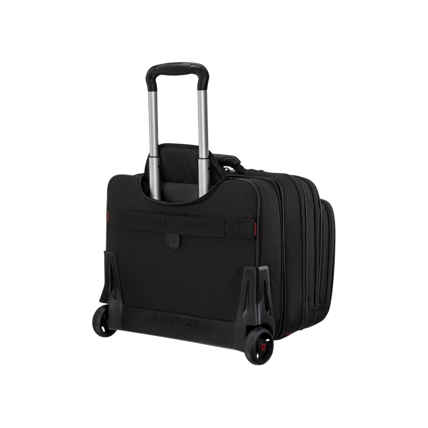 Wenger - Дорожня валіза на коліщатках 25 l 17" + сумка для ноутбука 15,6" Patriot чорний