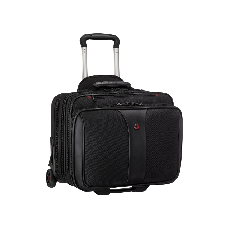 Wenger - Дорожня валіза на коліщатках 25 l 17" + сумка для ноутбука 15,6" Patriot чорний