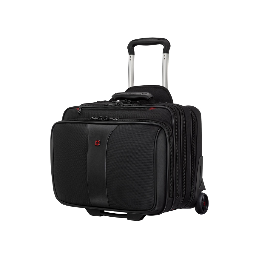 Wenger - Дорожня валіза на коліщатках 25 l 17" + сумка для ноутбука 15,6" Patriot чорний