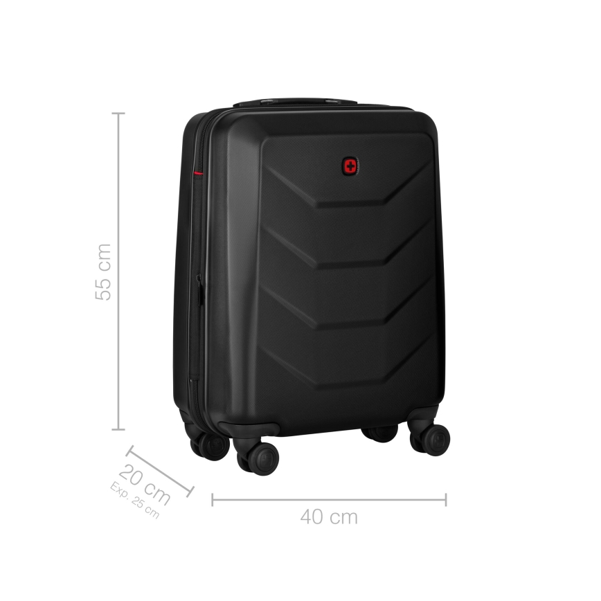 Wenger - Дорожный чемодан на колесиках 36 л Prymo черный