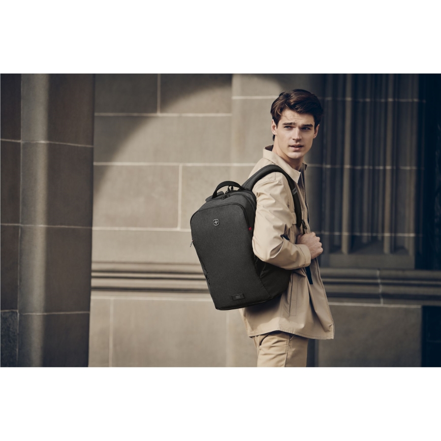 Wenger - Laptop backpack 21 l 16" с карманом для планшета 10" MX Светильник черная