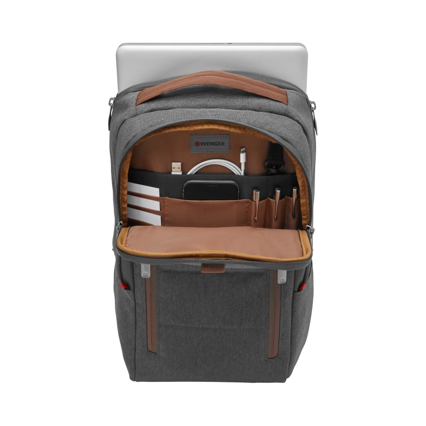 Wenger - Рюкзак для ноутбука 15 l 16 з кишенею для планшета 12 + crossbody taška City Upgrade 2в1 сірий