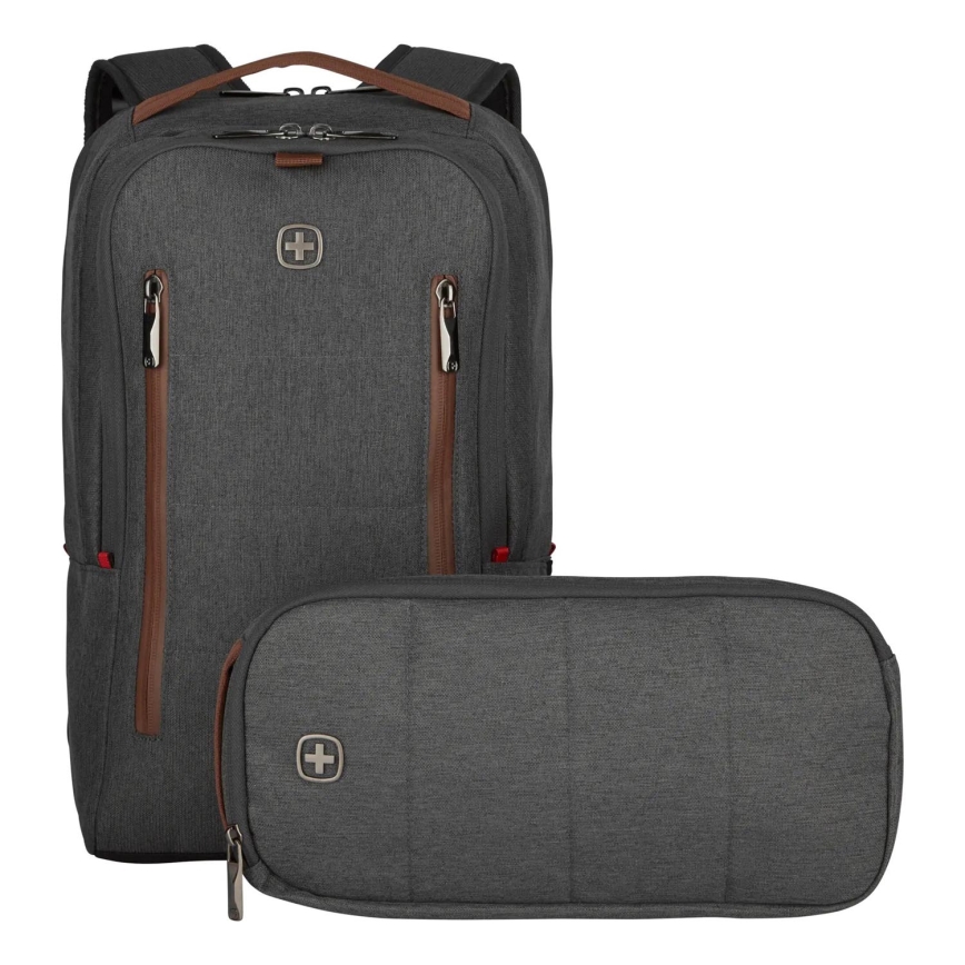 Wenger - Рюкзак для ноутбука 15 l 16 з кишенею для планшета 12 + crossbody taška City Upgrade 2в1 сірий