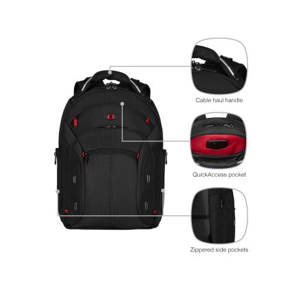 Wenger - Рюкзак для ноутбука 20 l 15" з кишенею для планшета 10" Gigabyte чорний