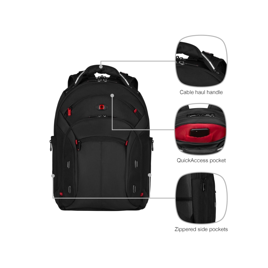 Wenger - Рюкзак для ноутбука 20 l 15" з кишенею для планшета 10" Gigabyte чорний