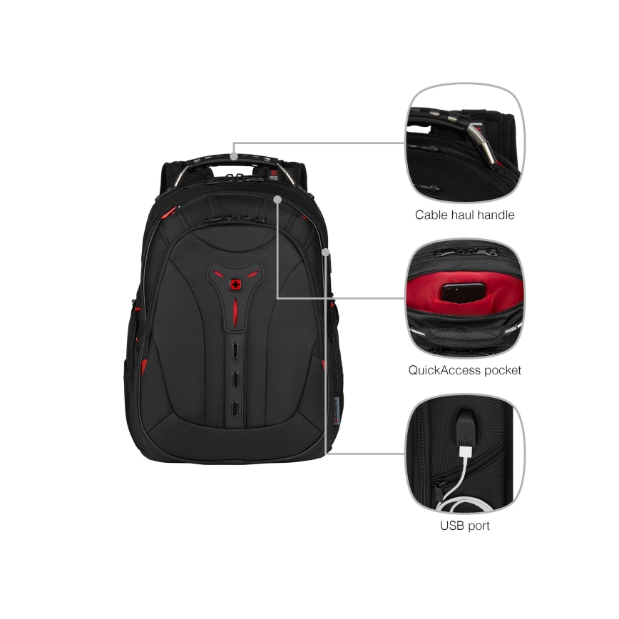 Wenger - Рюкзак для ноутбука 25 l 16" з кишенею для планшета 10" Pegasus Deluxe чорний