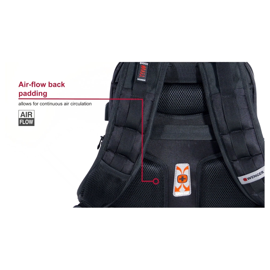 Wenger - Рюкзак для ноутбука 25 l 16" з кишенею для планшета 10" Pegasus Deluxe чорний