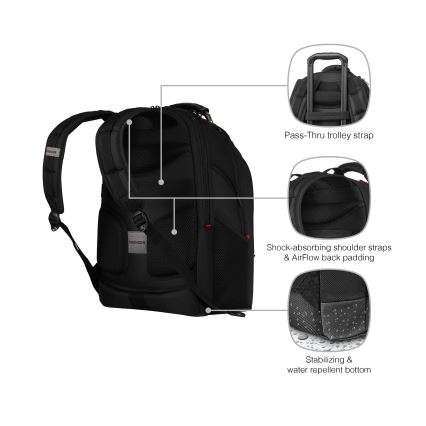 Wenger - Рюкзак для ноутбука 26 l 17 з кишенею для планшета 10 Ibex Ballistic Deluxe