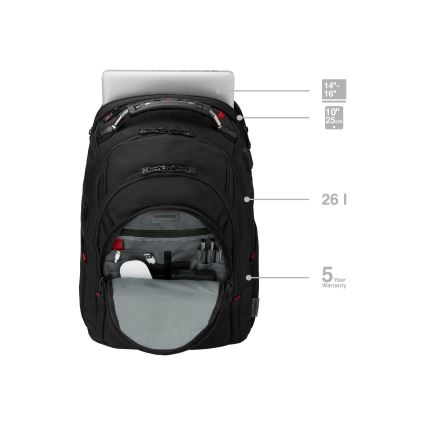 Wenger - Рюкзак для ноутбука 26 l 17 з кишенею для планшета 10 Ibex Ballistic Deluxe