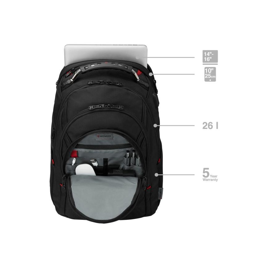 Wenger - Рюкзак для ноутбука 26 l 17 з кишенею для планшета 10 Ibex Ballistic Deluxe