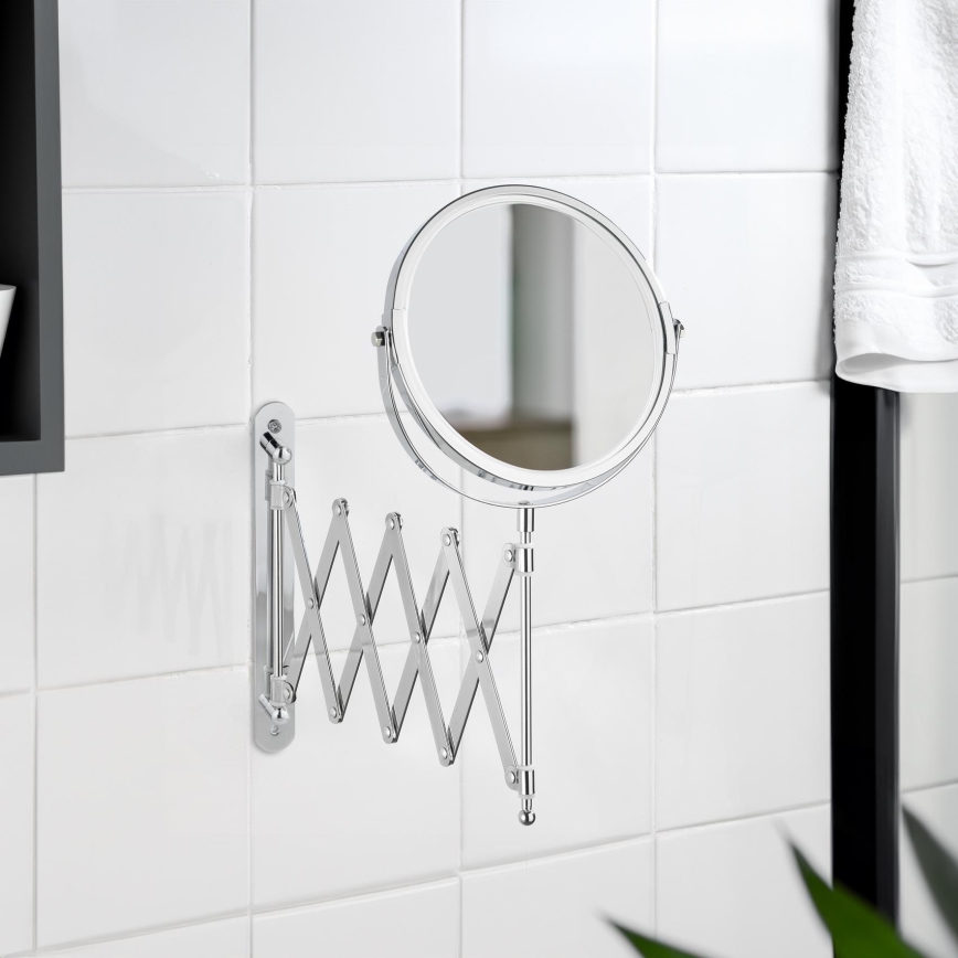 WENKO 15165100 - Косметическое зеркало EXCLUSIVE 19x38,5 см полированный хром