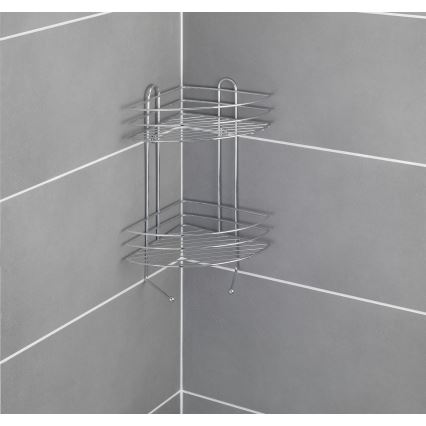 WENKO 15498100 - Угловая полка EXCLUSIVE 23x30,5 см полированный хром