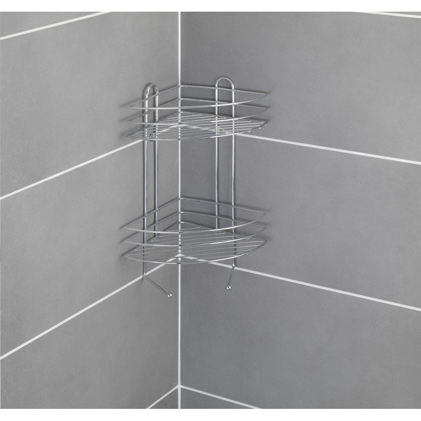 WENKO 15498100 - Угловая полка EXCLUSIVE 23x30,5 см полированный хром