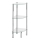 WENKO 15850100 - Полка YAGO 30x74 см, из нержавеющей стали, серебристая, прозрачная