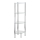 WENKO 15852100 - Стеллаж YAGO 30x104 см нержавеющая сталь/серебристый/прозрачный