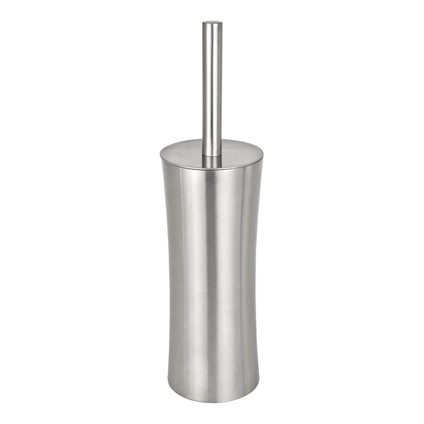 WENKO 16742100 - щітка для WC PIENO 10x37,5 см, нержавіюча сталь/сатин