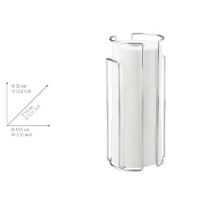 WENKO 16825100 - Держатель для туалетной бумаги MILANO 13,5x32 cm полированный хром