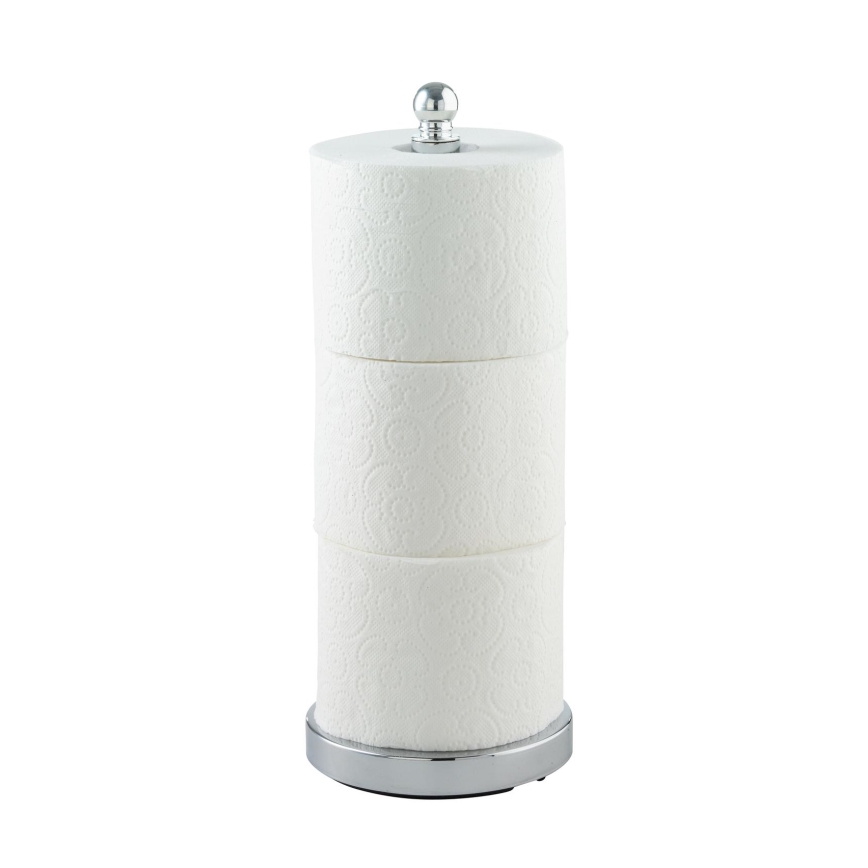 WENKO 16878100 - Держатель туалетной бумаги VITERBO 14x35 см серебристый