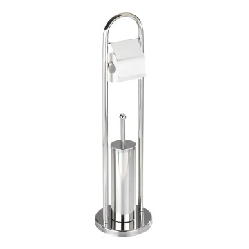 WENKO 16993100 - набор для унитаза VASTO 22x81 cm нержавеющая сталь/серебристый