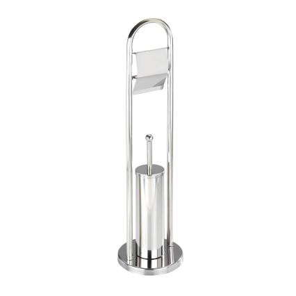 WENKO 16993100 - набор для унитаза VASTO 22x81 cm нержавеющая сталь/серебристый