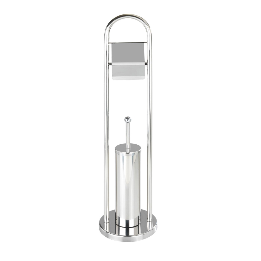 WENKO 16993100 - набор для унитаза VASTO 22x81 cm нержавеющая сталь/серебристый