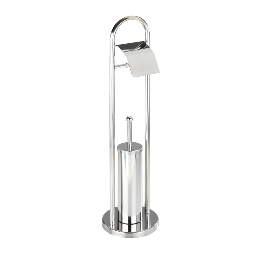 WENKO 16993100 - набор для унитаза VASTO 22x81 cm нержавеющая сталь/серебристый